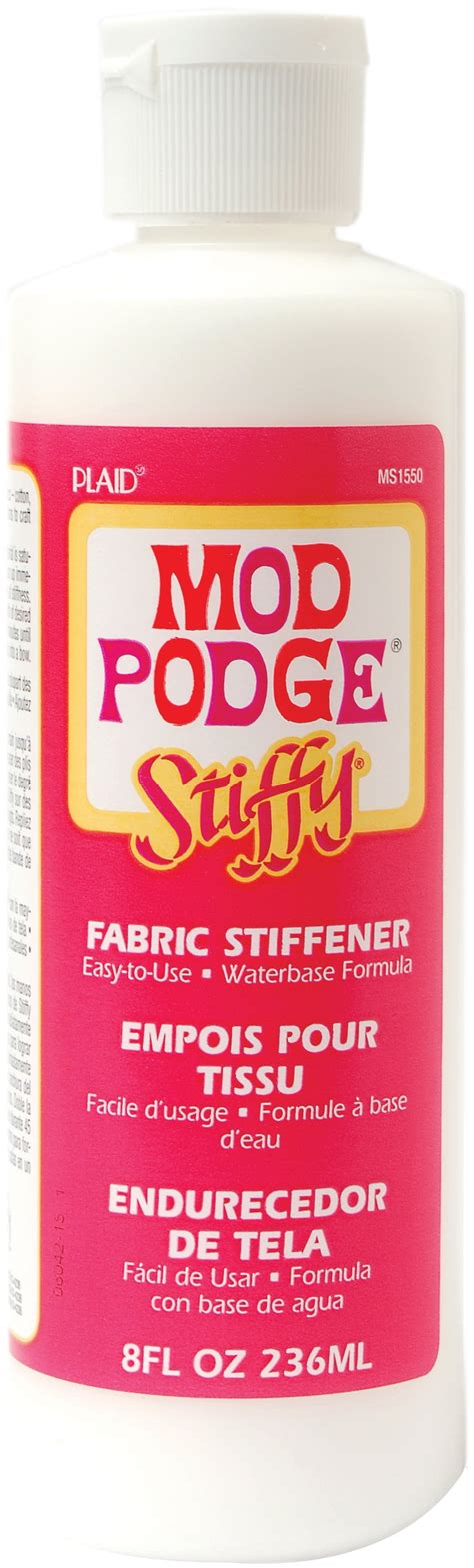 modge podge fabric to metal|mod podge stiffy fabric stiffener.